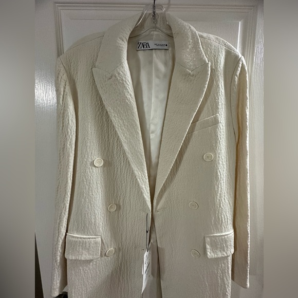 Zara Textured Weave Jacket - Picture 3 of 9